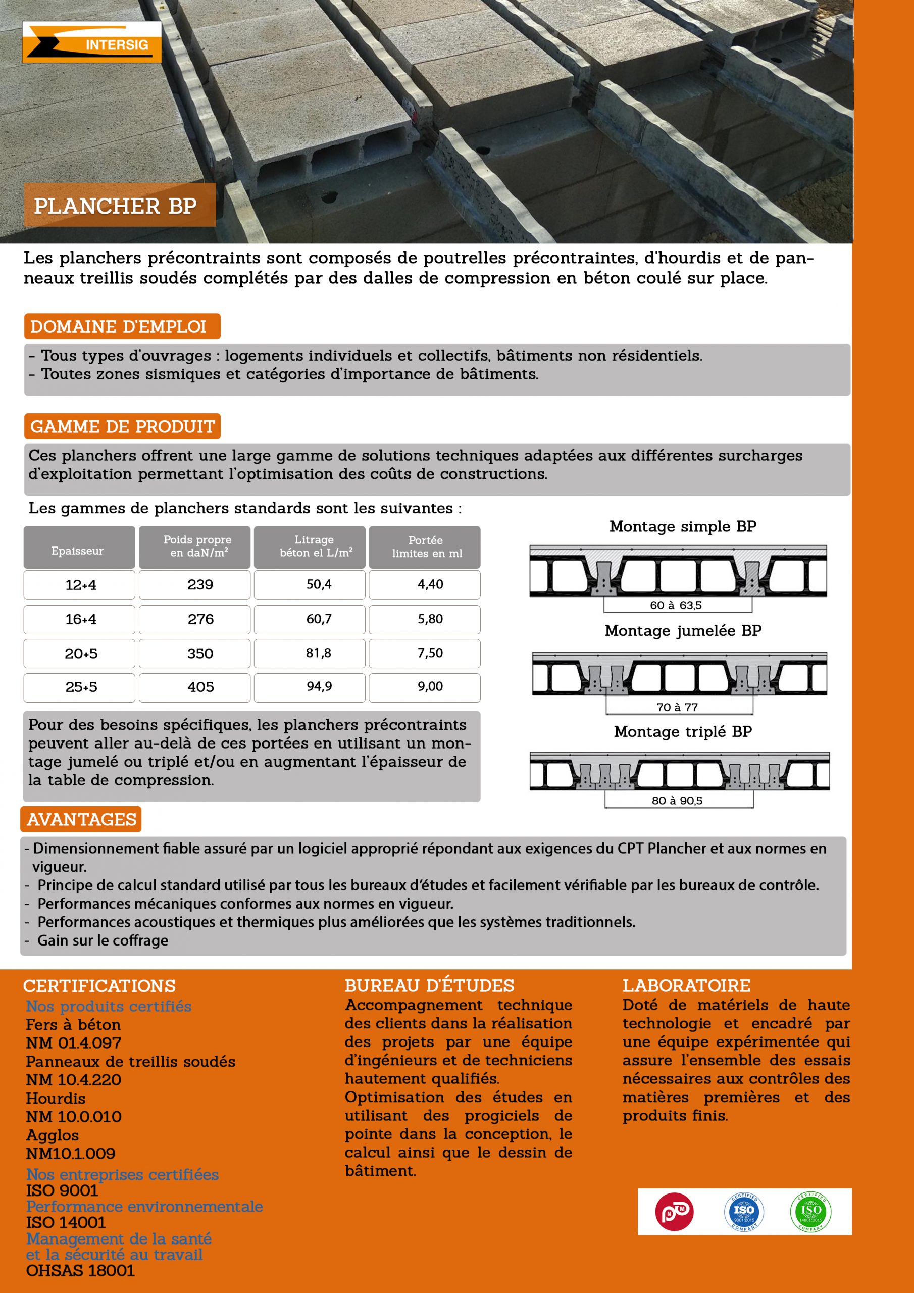 18 plancher BP